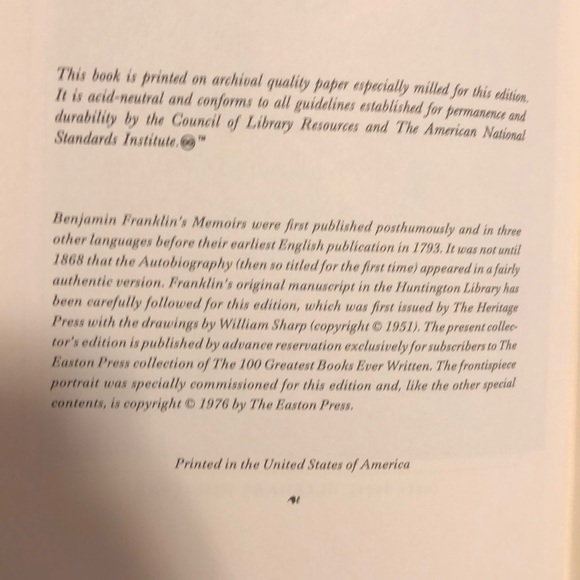 Biography of Benjamin Franklin - Picture 4 of 4